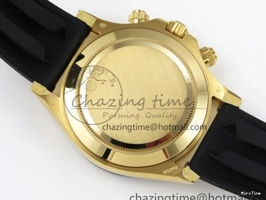 MiroTime 0220 Efficient Daytona 116518 Clean 1:1 Best Edition YG Dial on Oysterflex Rubber Strap SA 1673